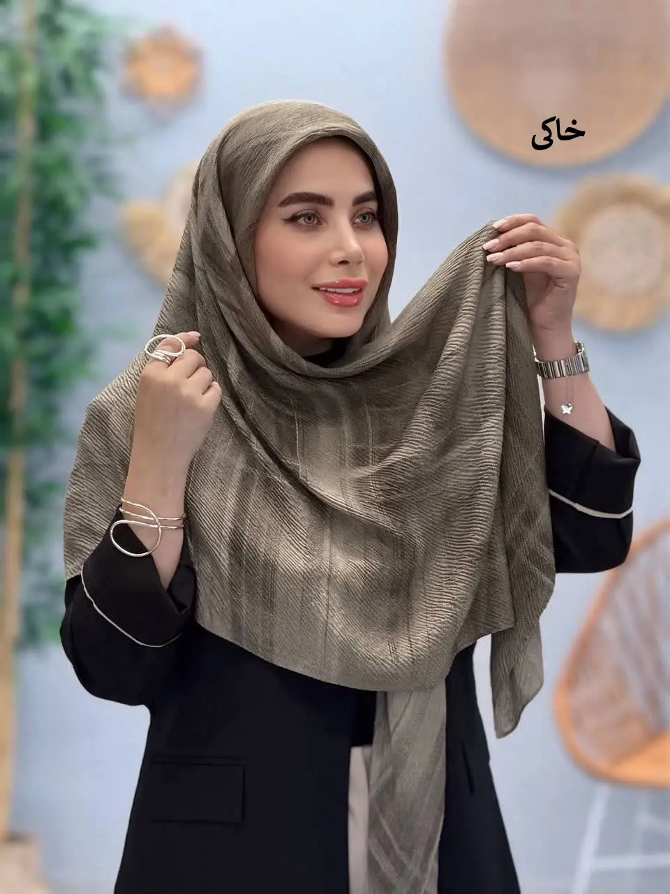 3456-روسری پلیسه الهام